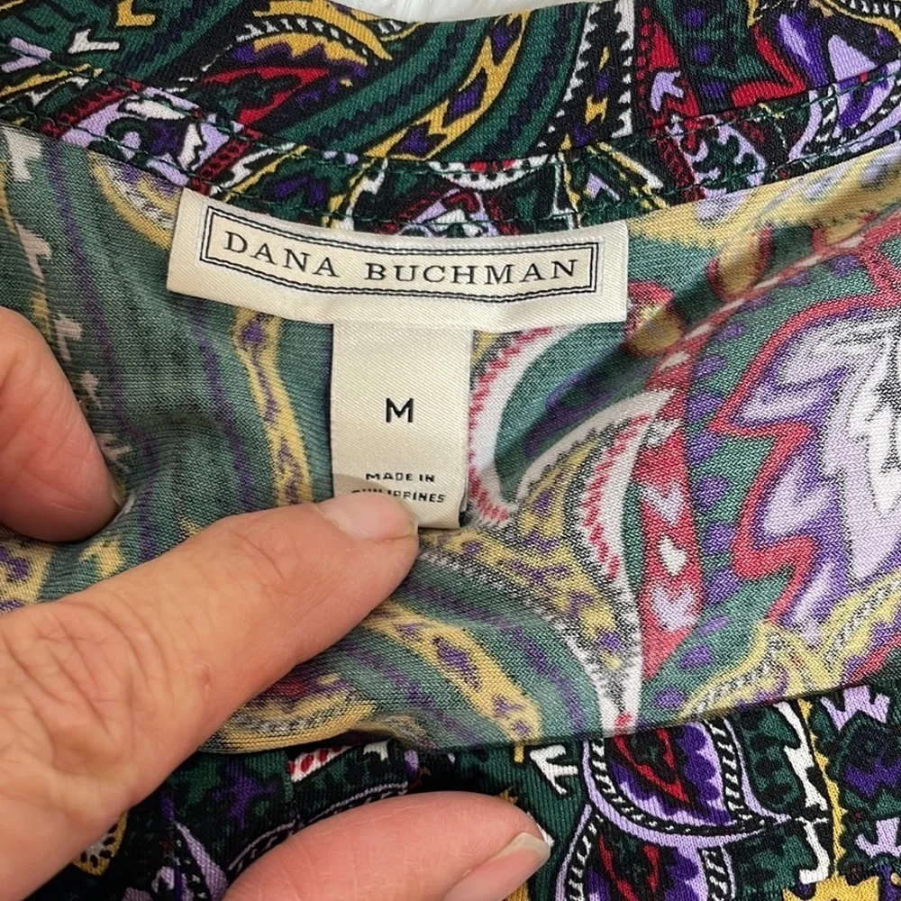 Dana Buckman Sleeveless Top Sz M - Picture 6 of 9